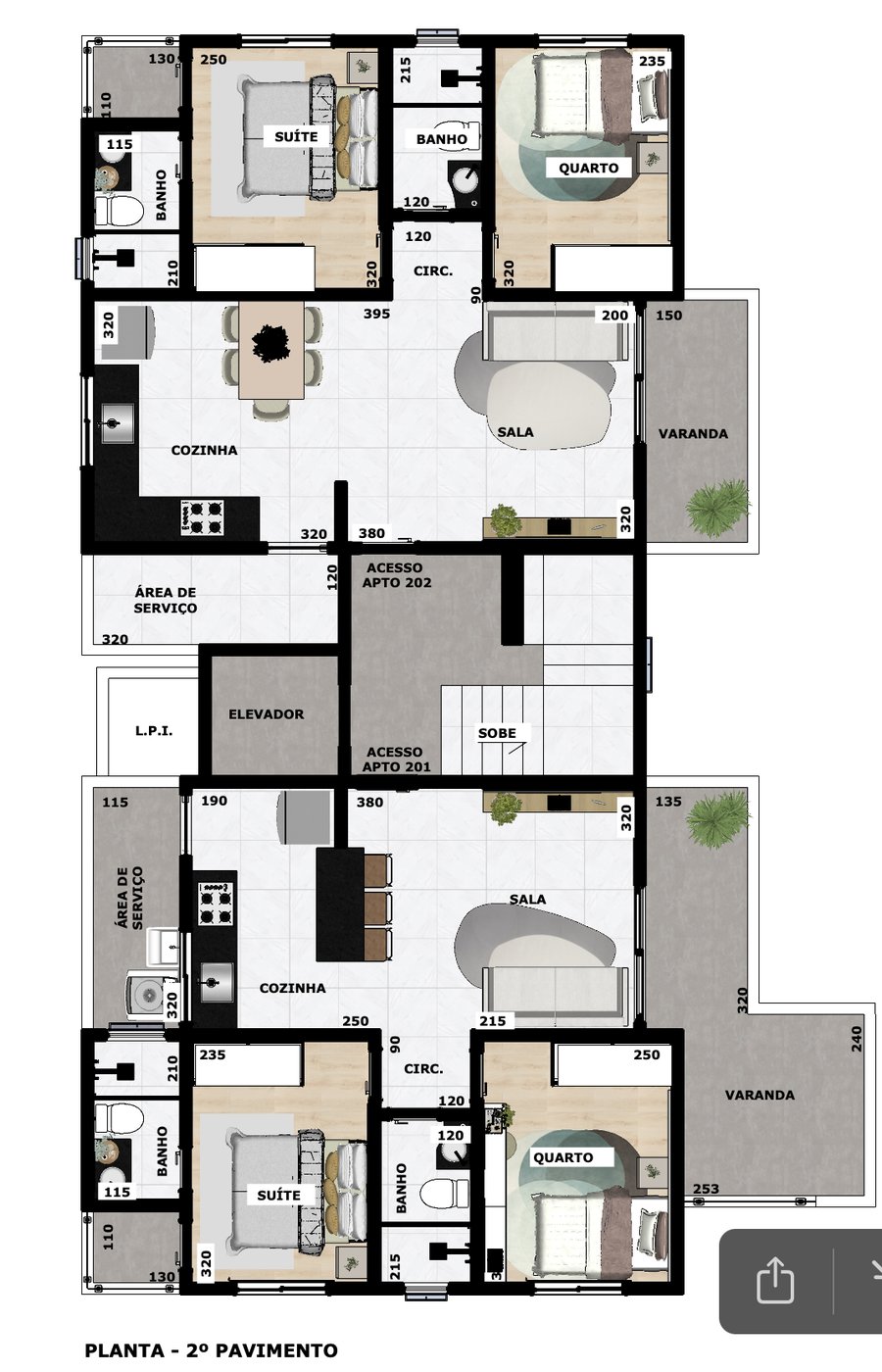 Planta 2º Pavimento