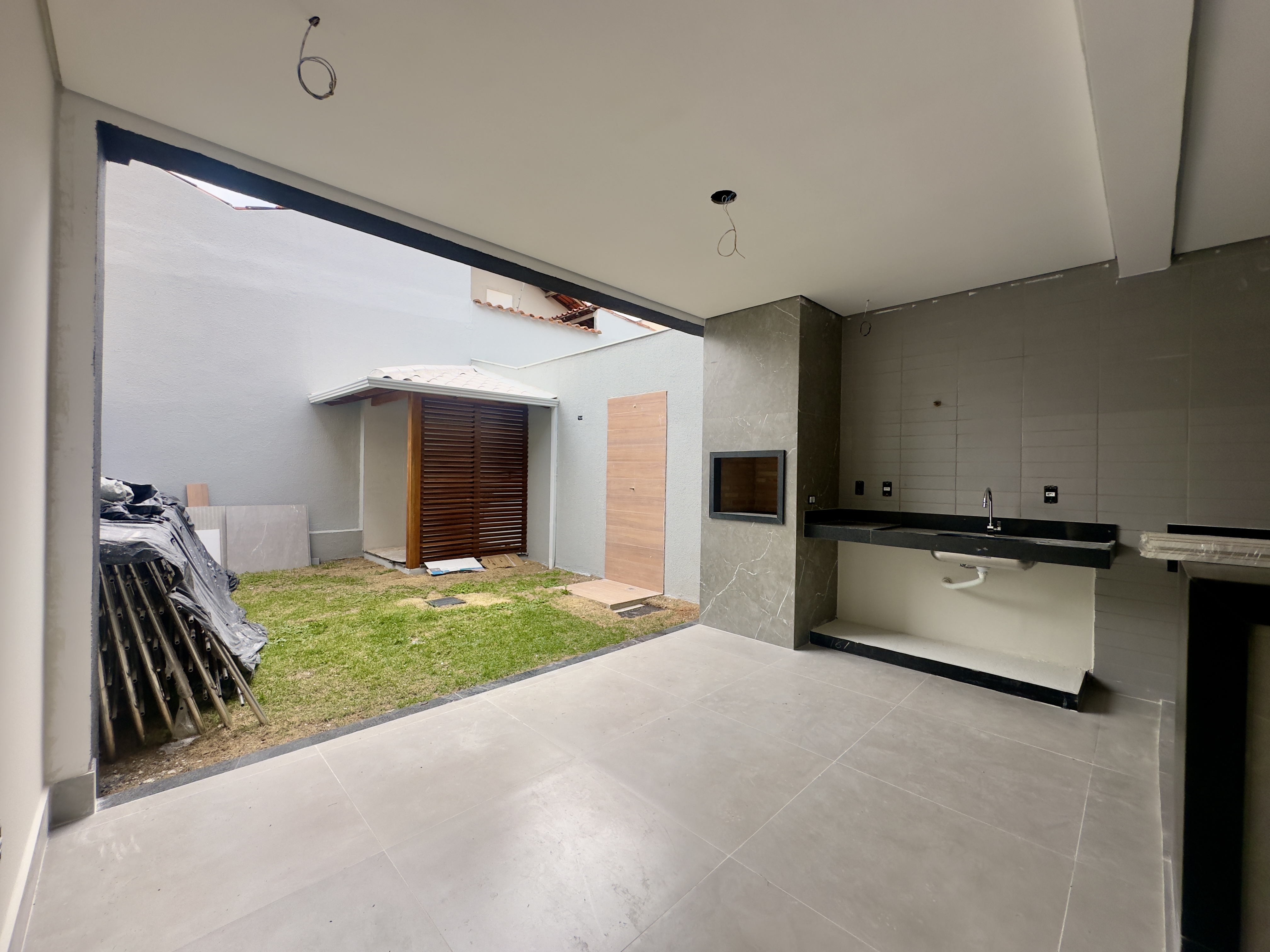 Área gourmet e quintal