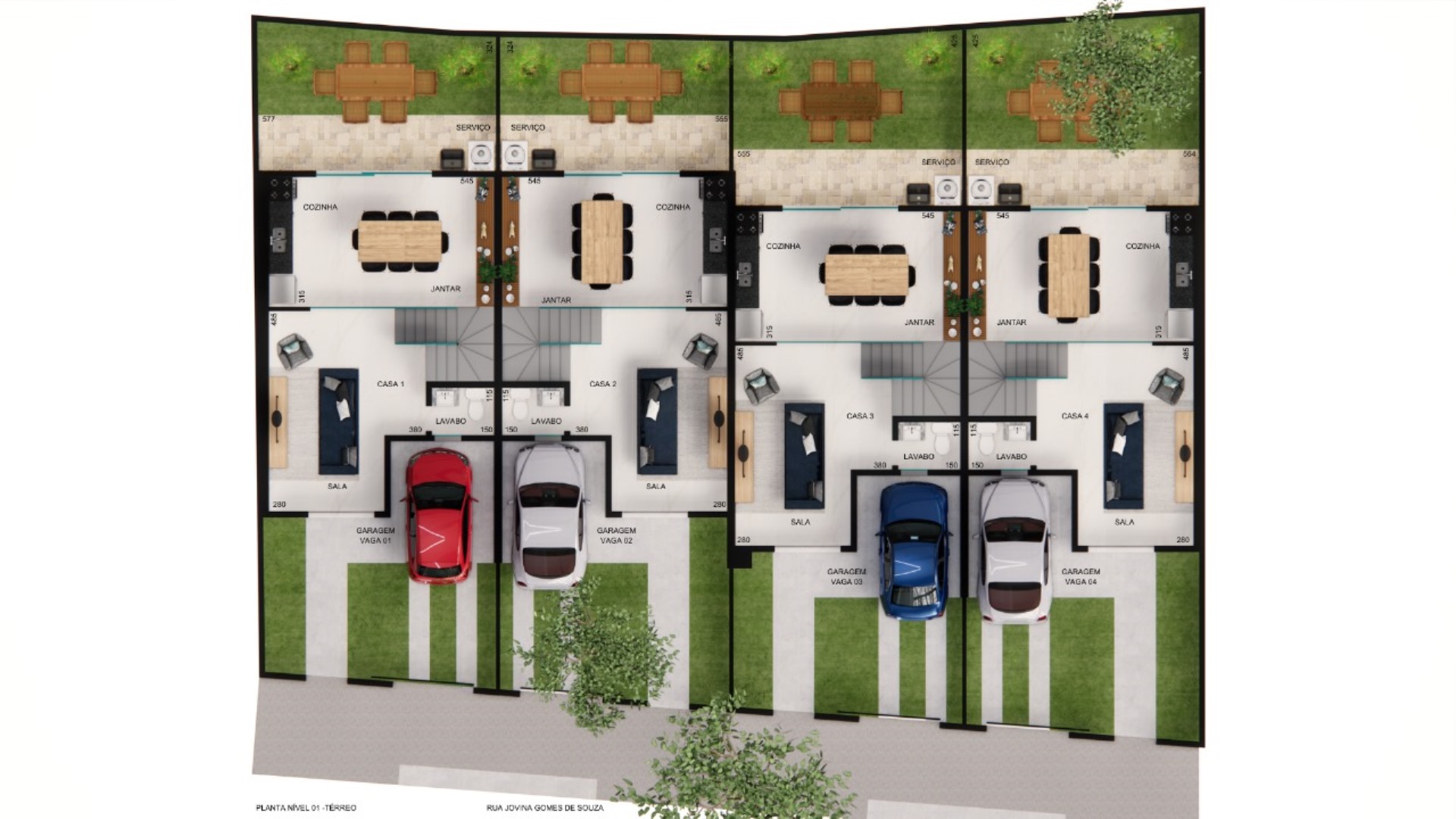 Planta 1º Andar — Térreo