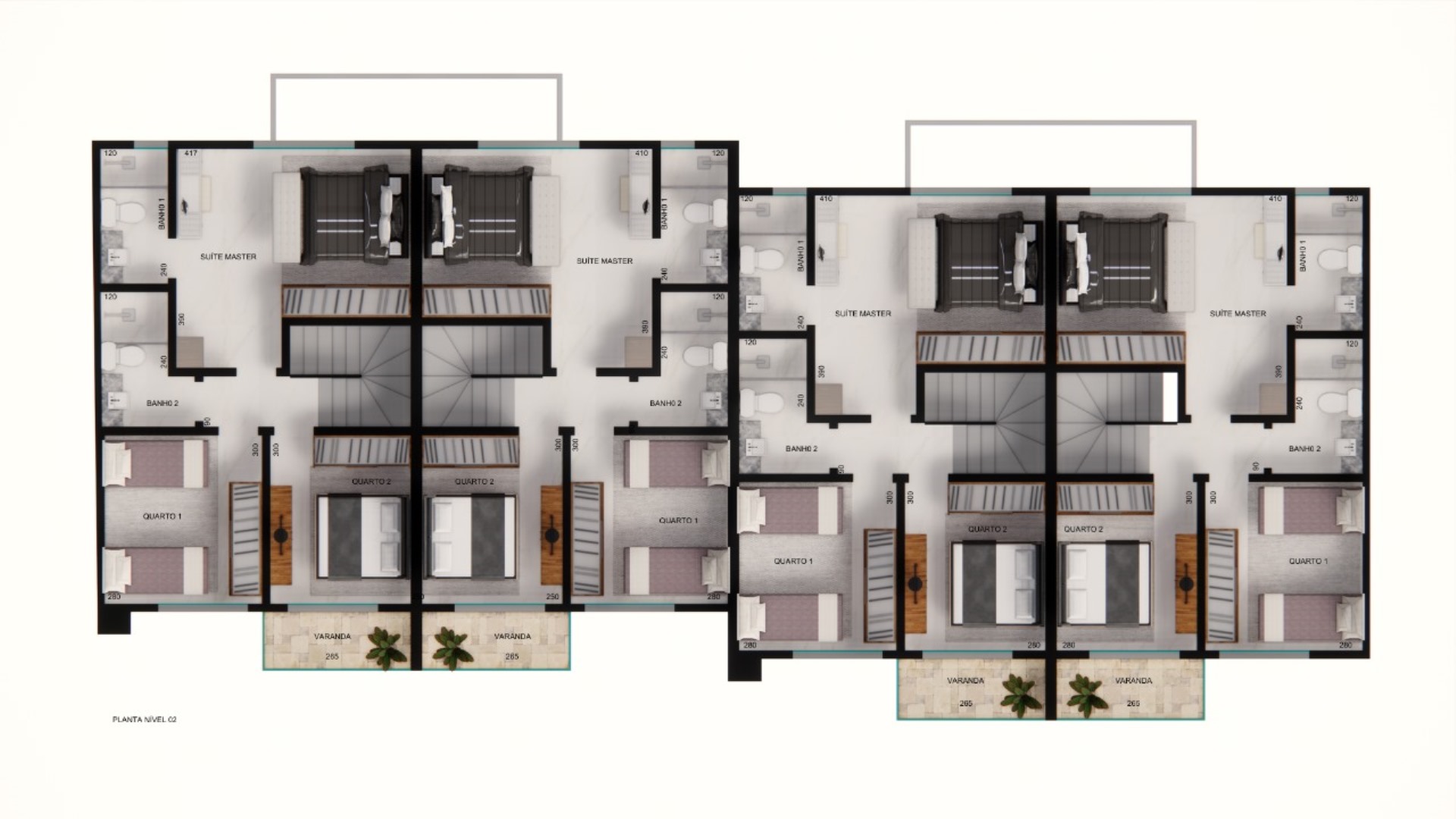 Planta 2º Andar — Superior