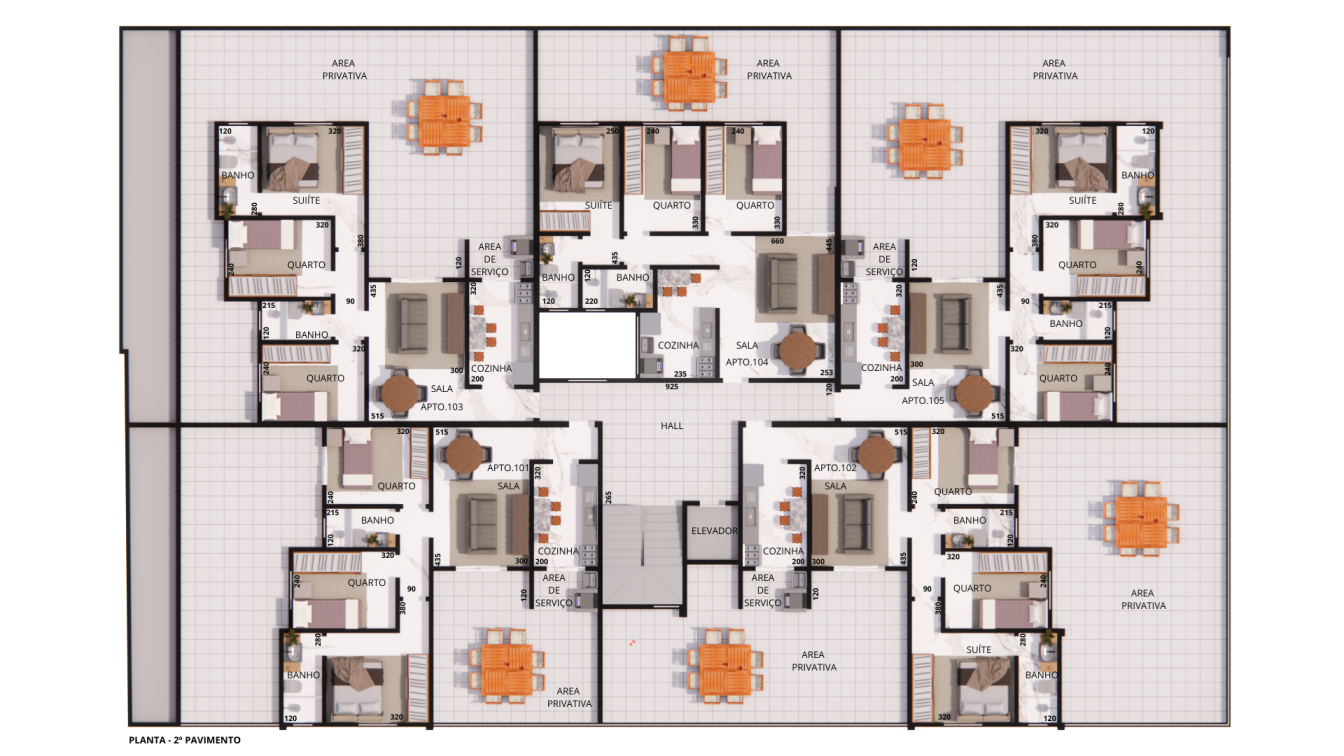 Planta 2º Pavimento