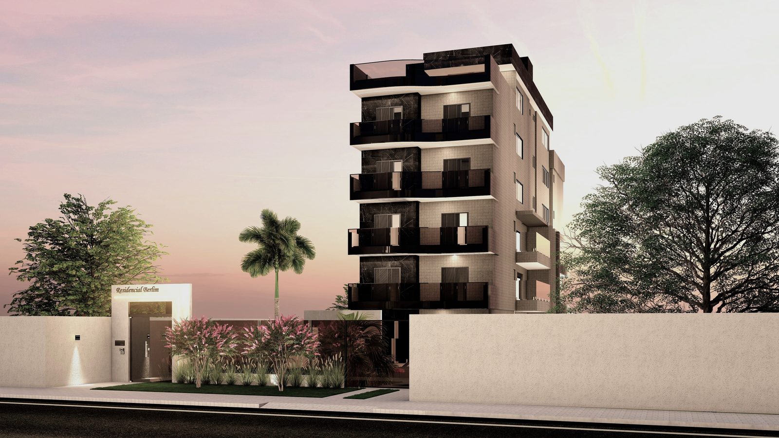 Fachada do Residencial Berlim