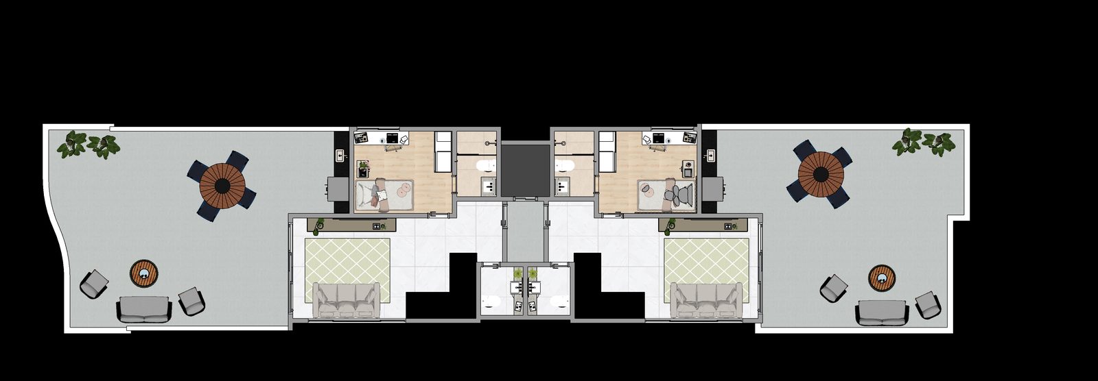 Planta 5º Pavimento - Cobertura Inferior